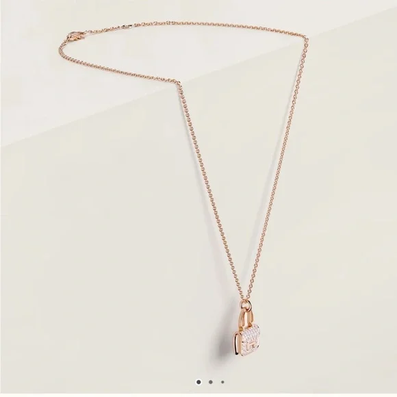 Hermes Amulettes Constance pendant Diamond Rose Gold - Picture 3 of 5